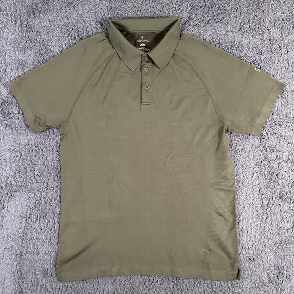 Fabletics Other - Fabletics Shirt Mens Large Green‎ Performnce Polo Nylon Athletic Fit Golf
